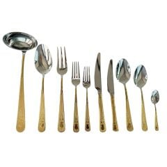 Herdmar Güell Yarı Gold 87 Prç Çatal Kaşık Seti