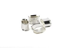 Silver 4lü Peçete Yüzüğü