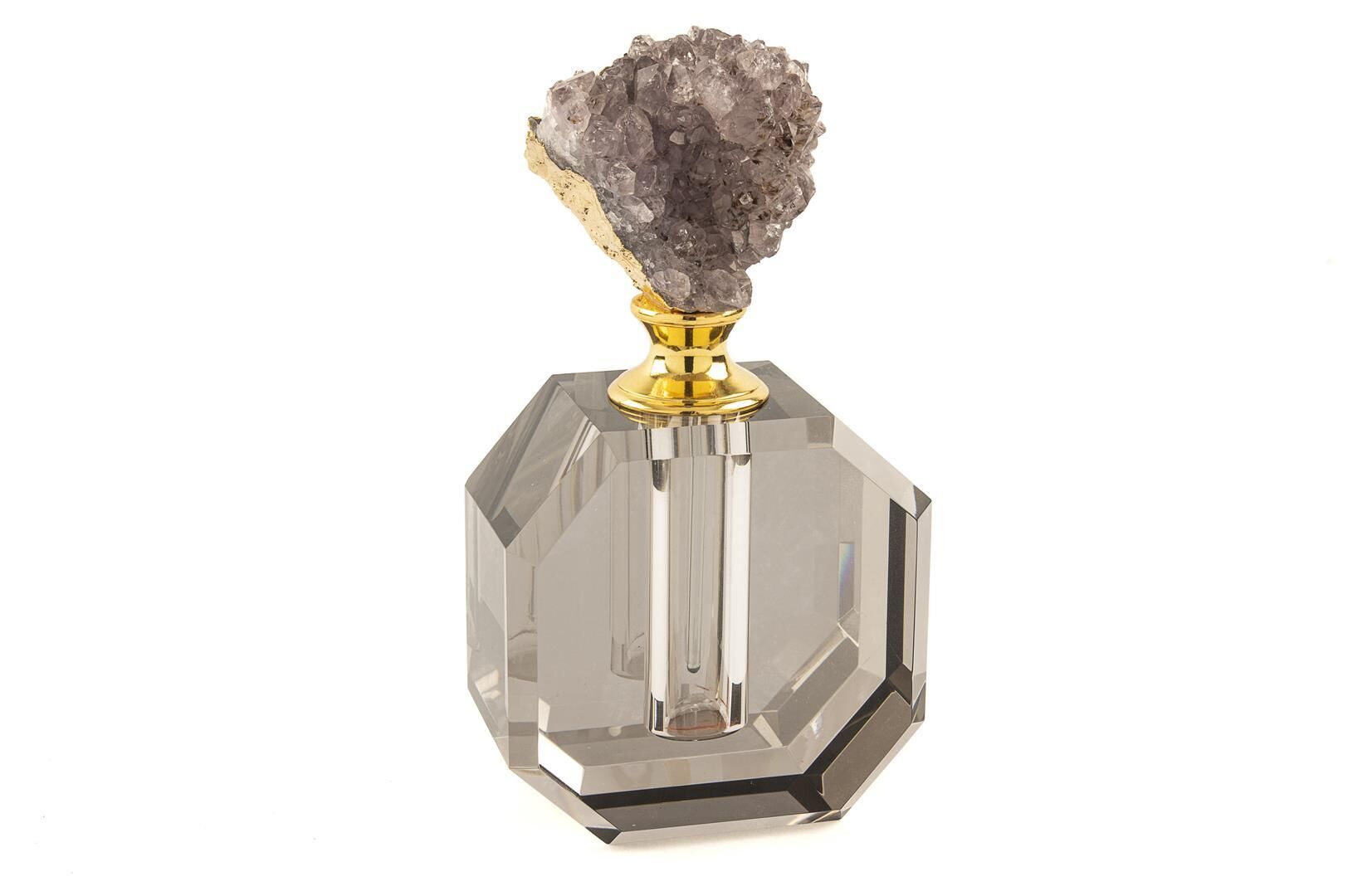 Gold Grey Parfüm Şişesi 6x13cm