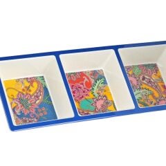 Paiselle Melamin 3 Bölmeli Çerezlik 2Li Set 38Cm