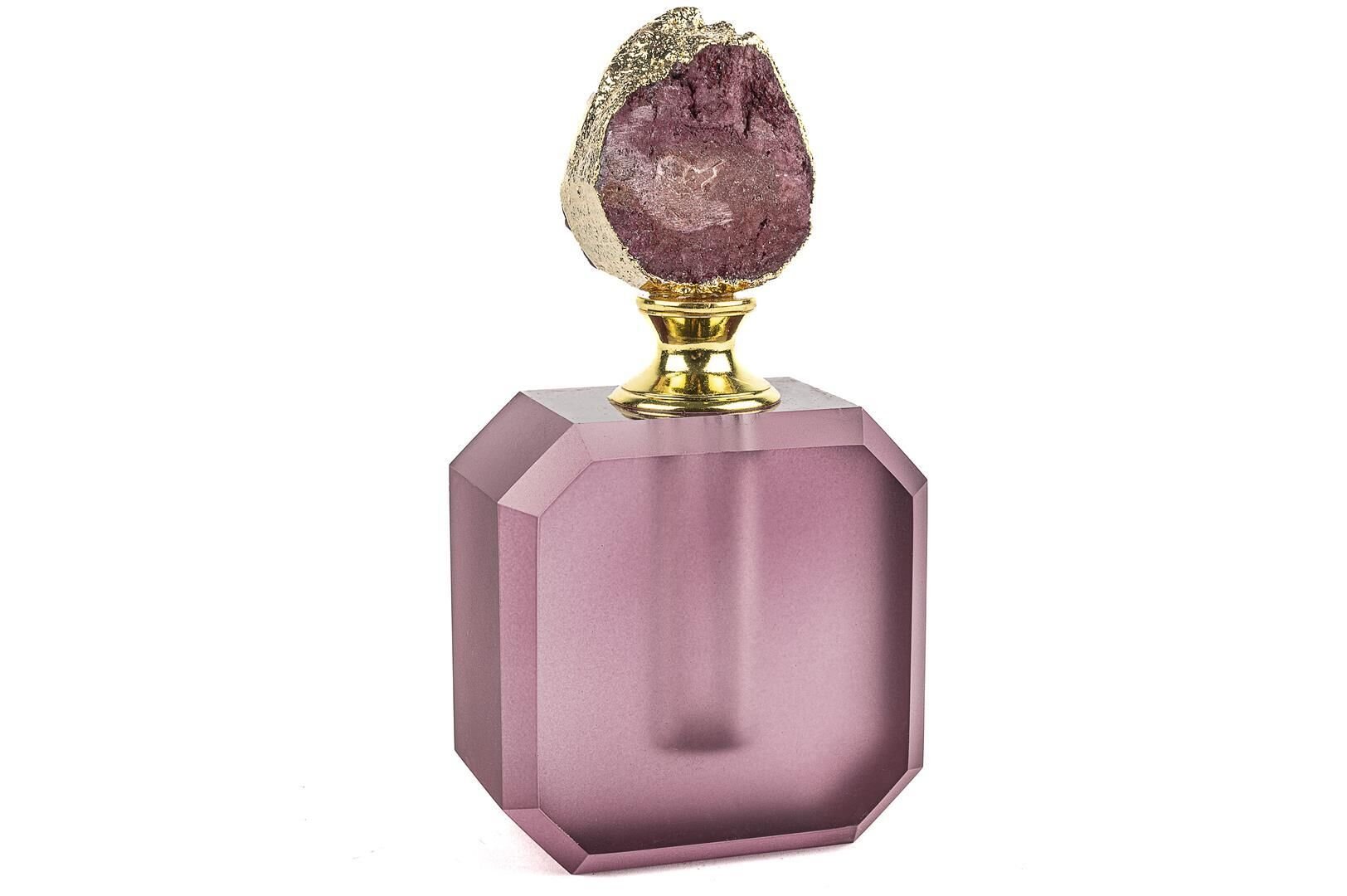 Mor  Parfüm Şişesi 7x4x13cm