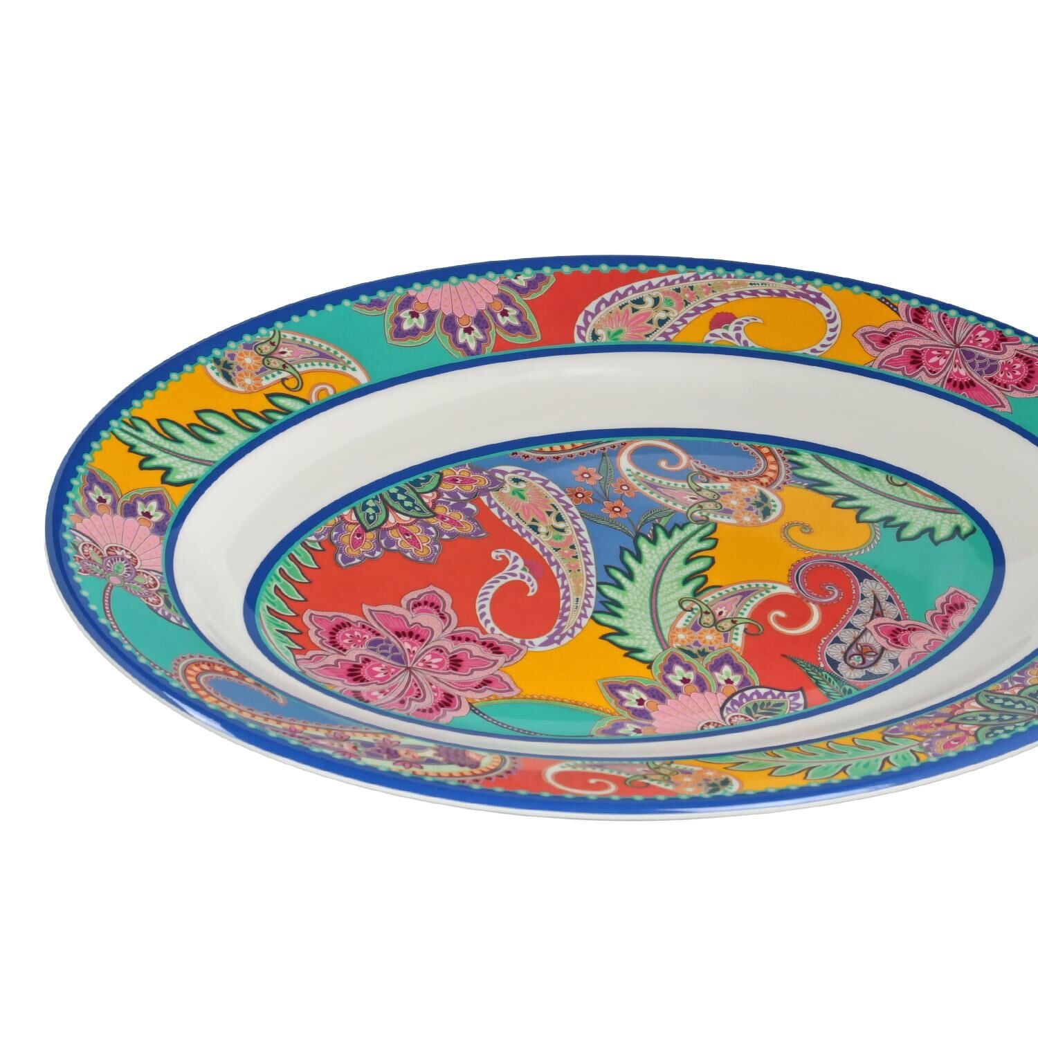 Paiselle Melamin 2Li Oval Sunum Tabağı 41 Cm