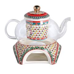 Liora Bone Isiticili Cam Demlik