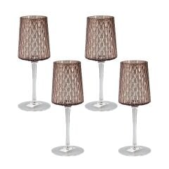 Rosea 4Lu Cam Kadeh Seti Mocha