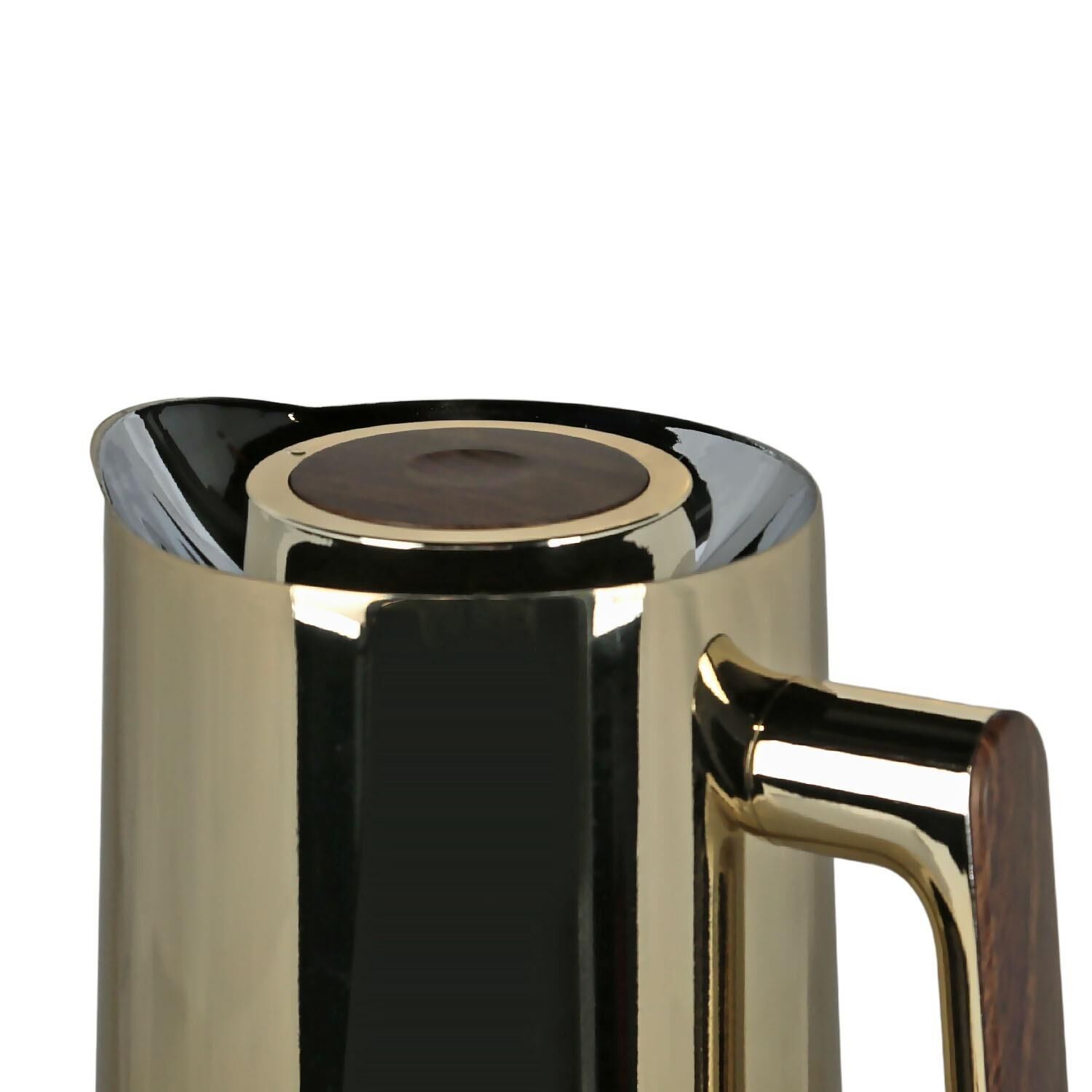 Çelik Gövdeli Karaf Termos Gold 1Lt