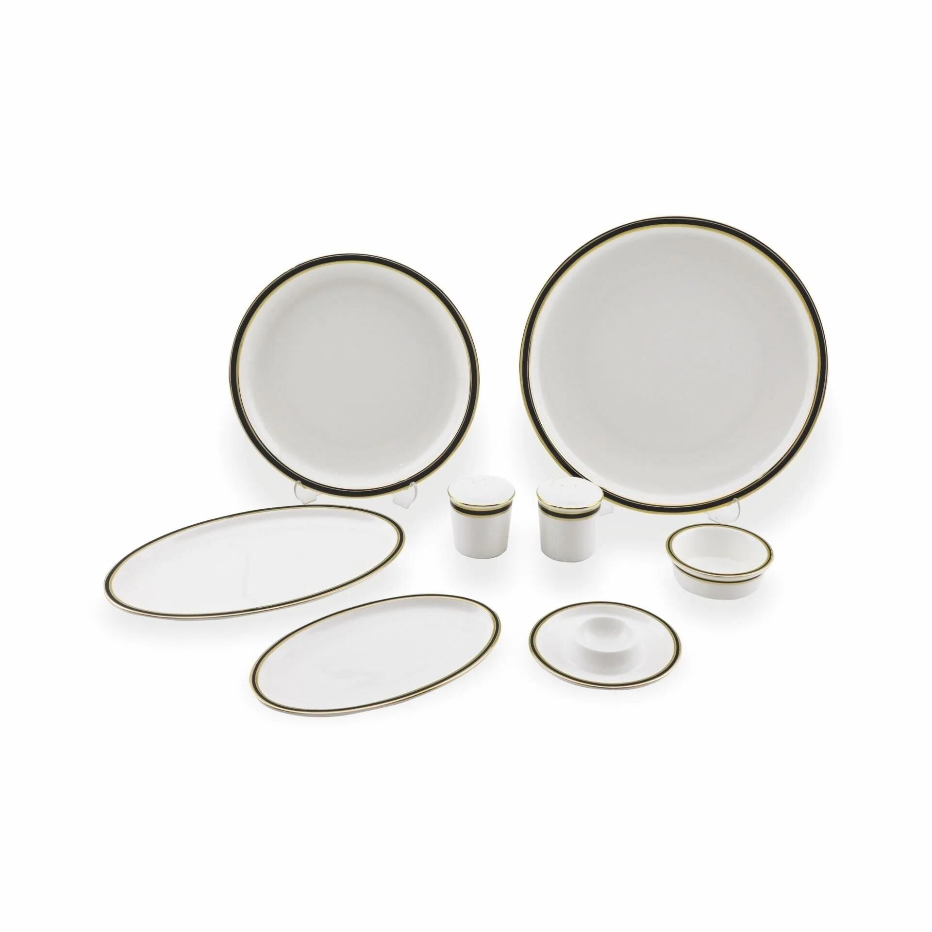 Wanelli Nero 28 Parça Kahvaltı Takımı