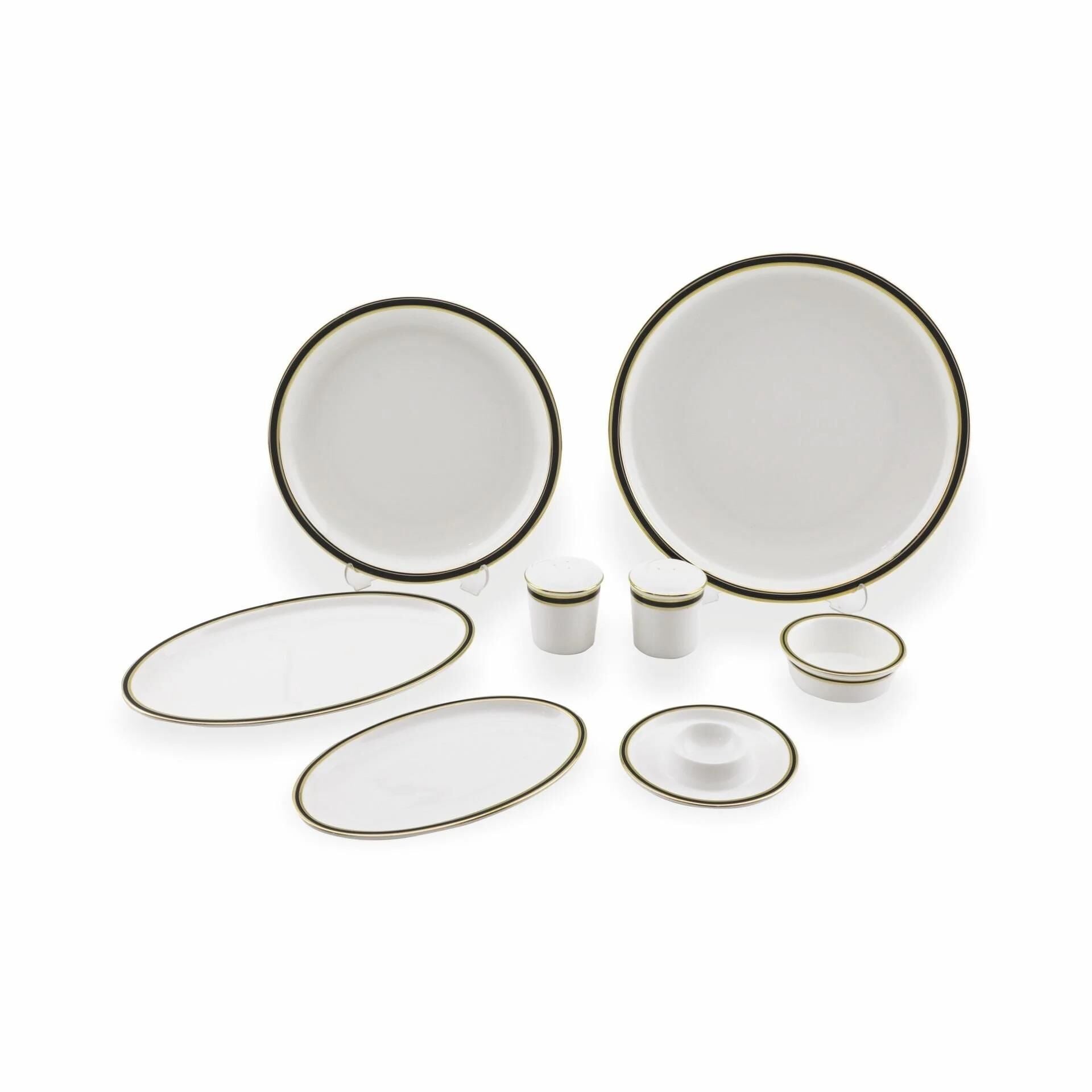 Wanelli Nero 28 Parça Kahvaltı Takımı