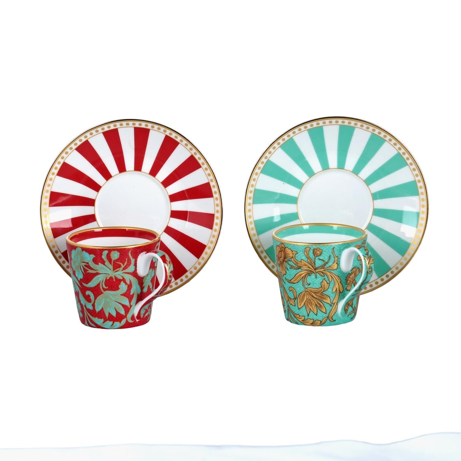 Zeflora Bone 2li Kahve Fincanı Seti 80ml