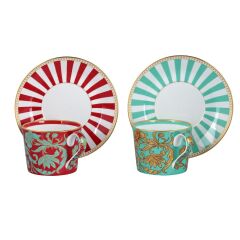 Zeflora Bone 2li Çay Fincanı Seti 250ml