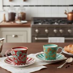 Zeflora Bone 2li Çay Fincanı Seti 250ml