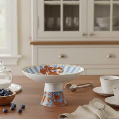 Zeflora Bone Ayaklı Sunum Kâsesi 15cm