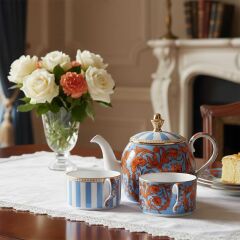 Zeflora Bone 3lu Çay Seti