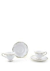 Wanelli Tiffany Gold Kahve Takımı 2li