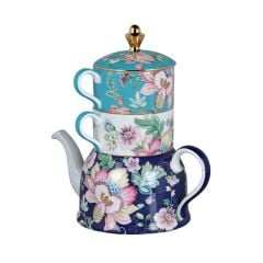 Elysia Bone 3lü Çay Seti