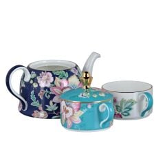 Elysia Bone 3lü Çay Seti