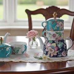 Elysia Bone 3lü Çay Seti