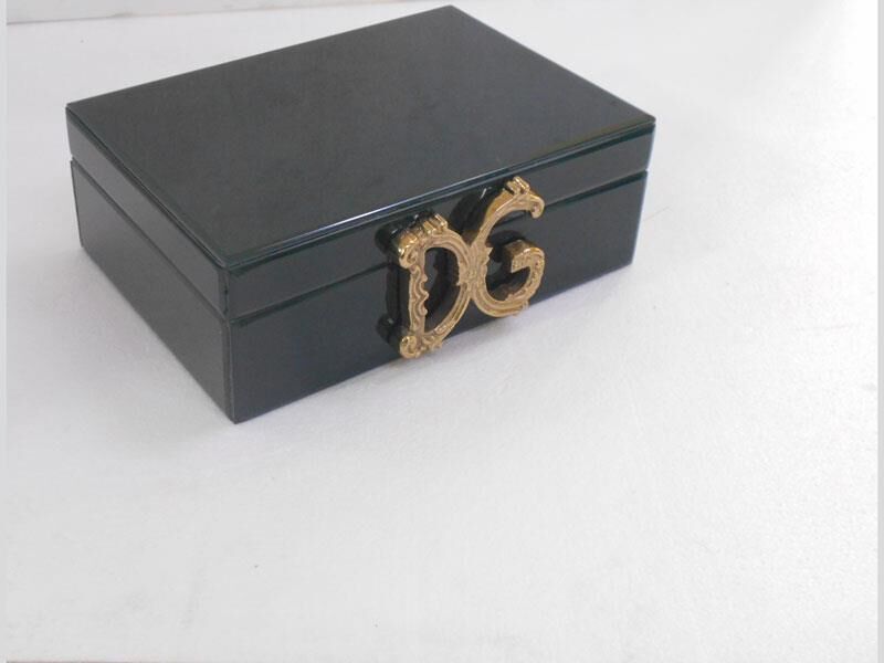 Bottle Green Rectangular Box 29x20x10 Cm