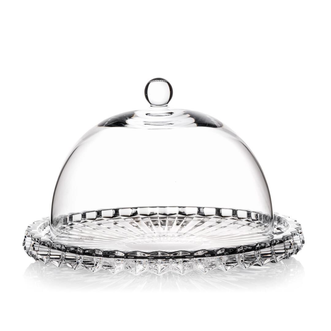 Rogaska Crown Jewel  Cam Kapaklı Düz Tabak 18 Cm