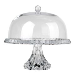 Rogaska Crown Jewel Cam Kapaklı Pastalık 33cm