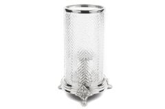 Gümüş Cam Mumluk 19x13x30cm