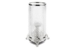 Gümüş Cam Mumluk 19x13x30cm