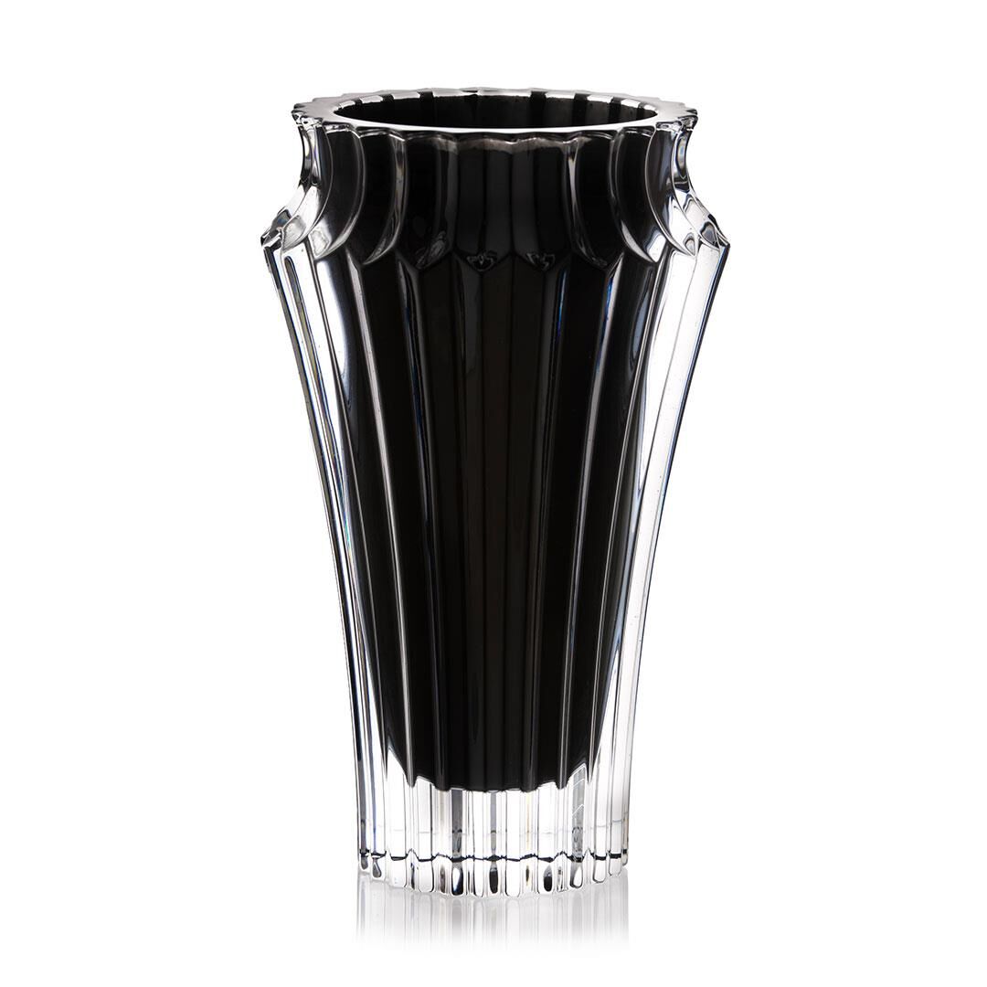 Rogaska Crown Jewel Siyah Vazo 25cm