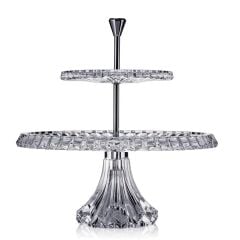 Rogaska Crown Jewel 2 Katlı Pastalık
